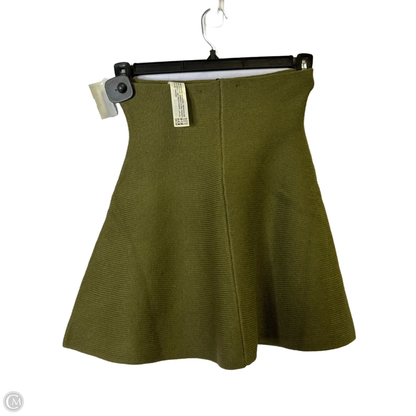 Skirt Mini & Short By Zara In Green, Size: M