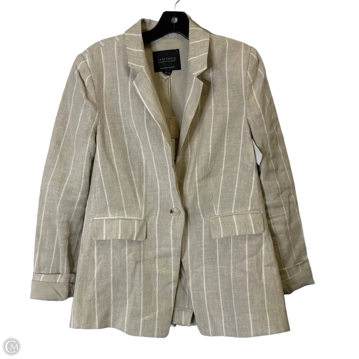 Blazer By Sanctuary In Striped Pattern, Size: S