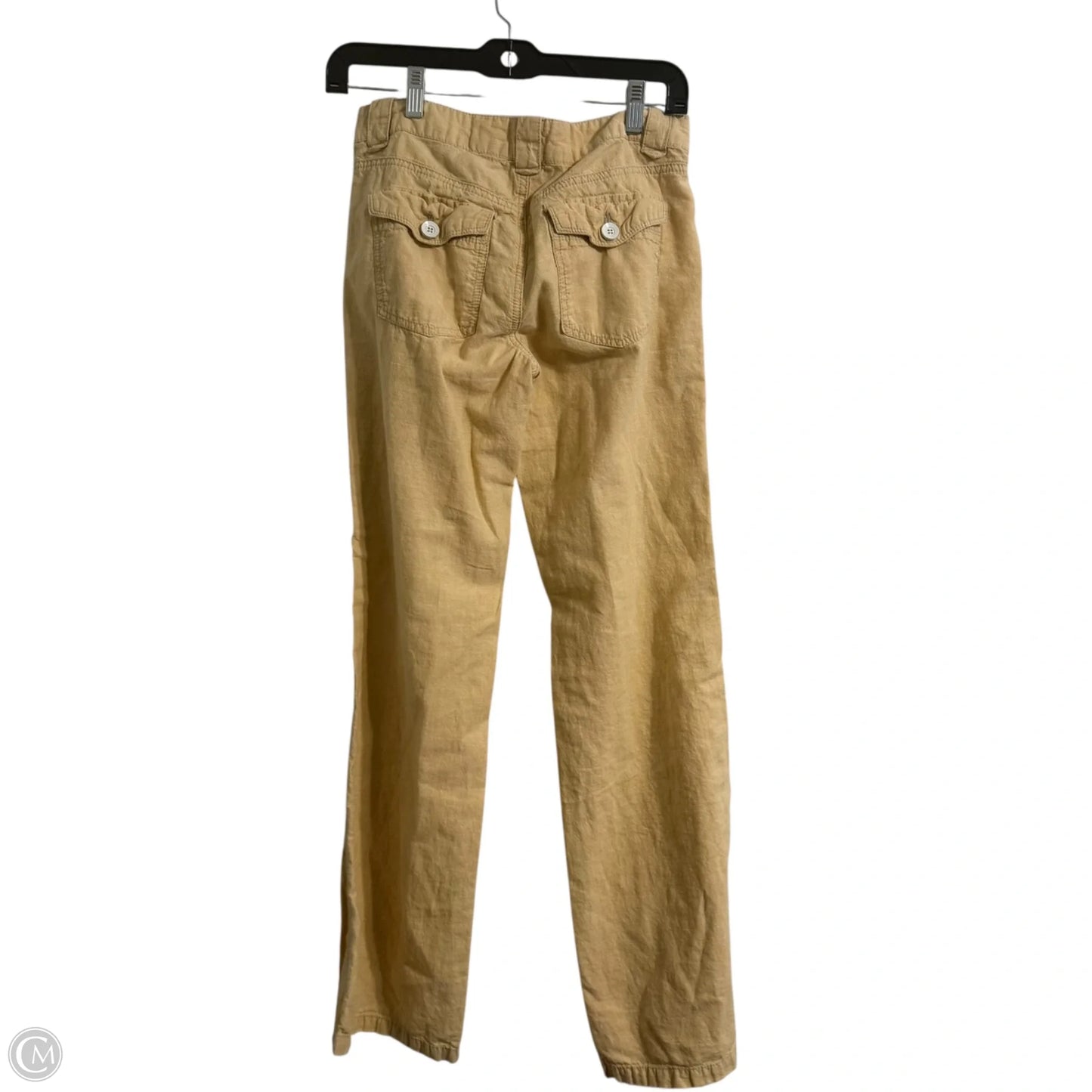 Pants Linen By Clothes Mentor In Orange, Size: 0