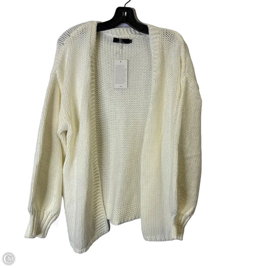 Sweater Cardigan By Lillusory In Cream, Size: S