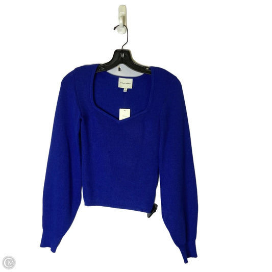 Top Long Sleeve By Pink Rose In Blue, Size: M