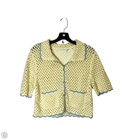 Top Short Sleeve By Avec Les Filles In Cream, Size: Xs