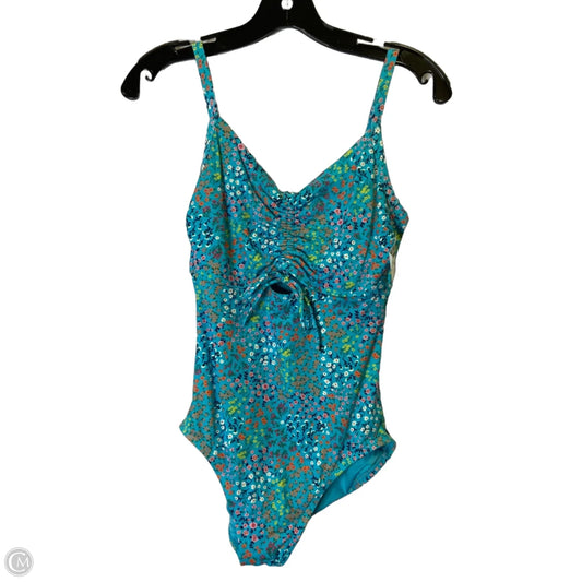Swimsuit By Lands End In Floral Print, Size: S