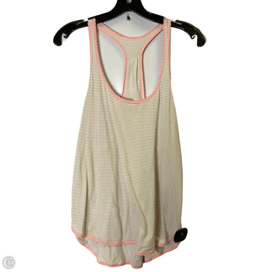 Athletic Tank Top By Lululemon In Striped Pattern