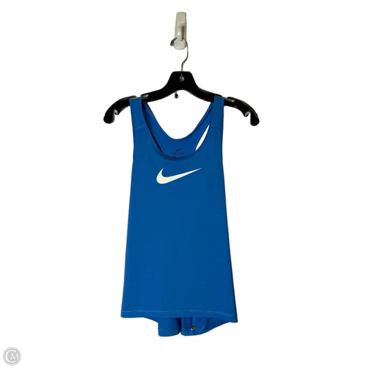 Athletic Tank Top By Nike Apparel In Blue, Size: M
