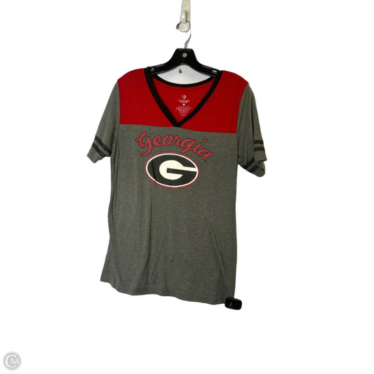 Top Short Sleeve By Colosseum In Red, Size: L