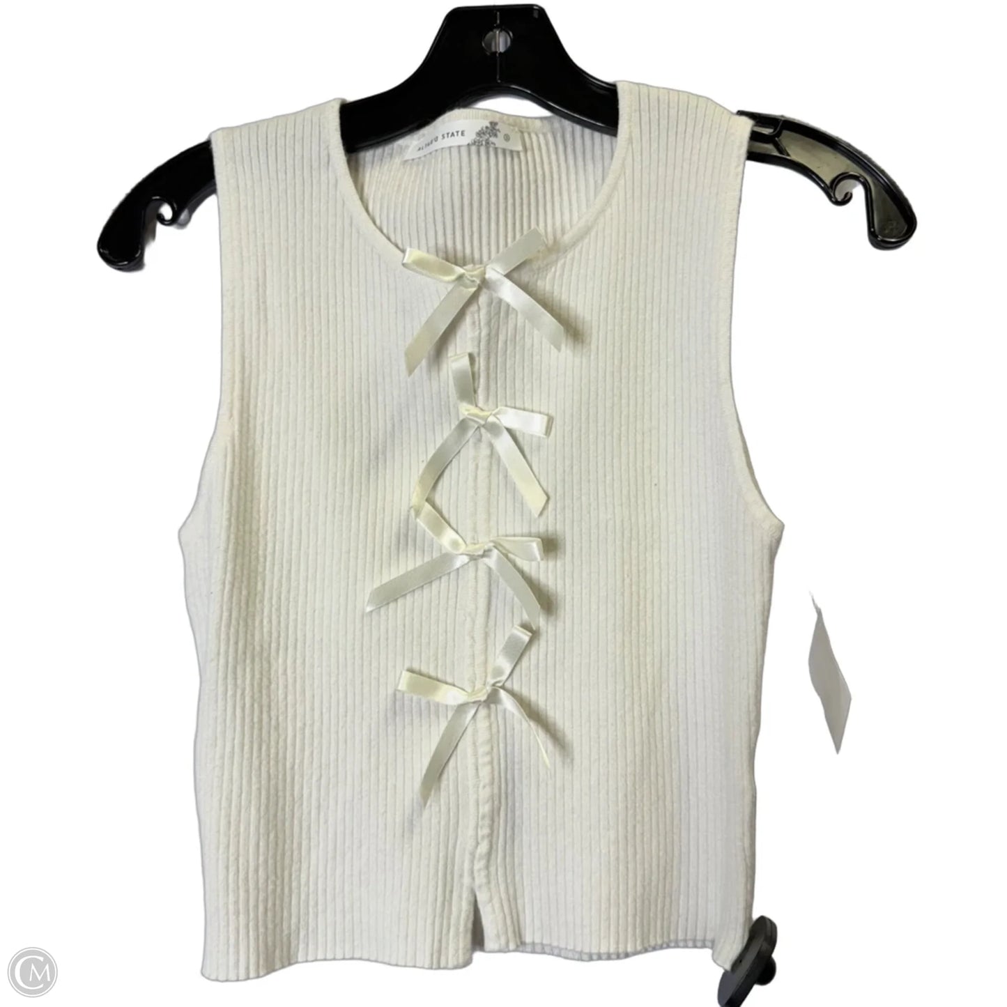 Top Sleeveless By Altard State In White, Size: S