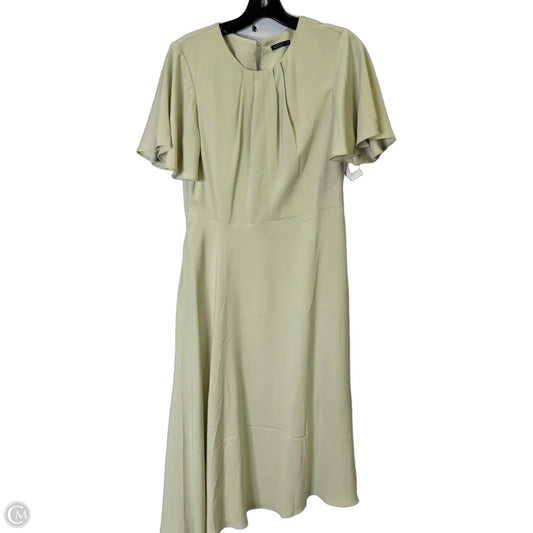 Dress Casual Midi By Clothes Mentor In Cream, Size: M