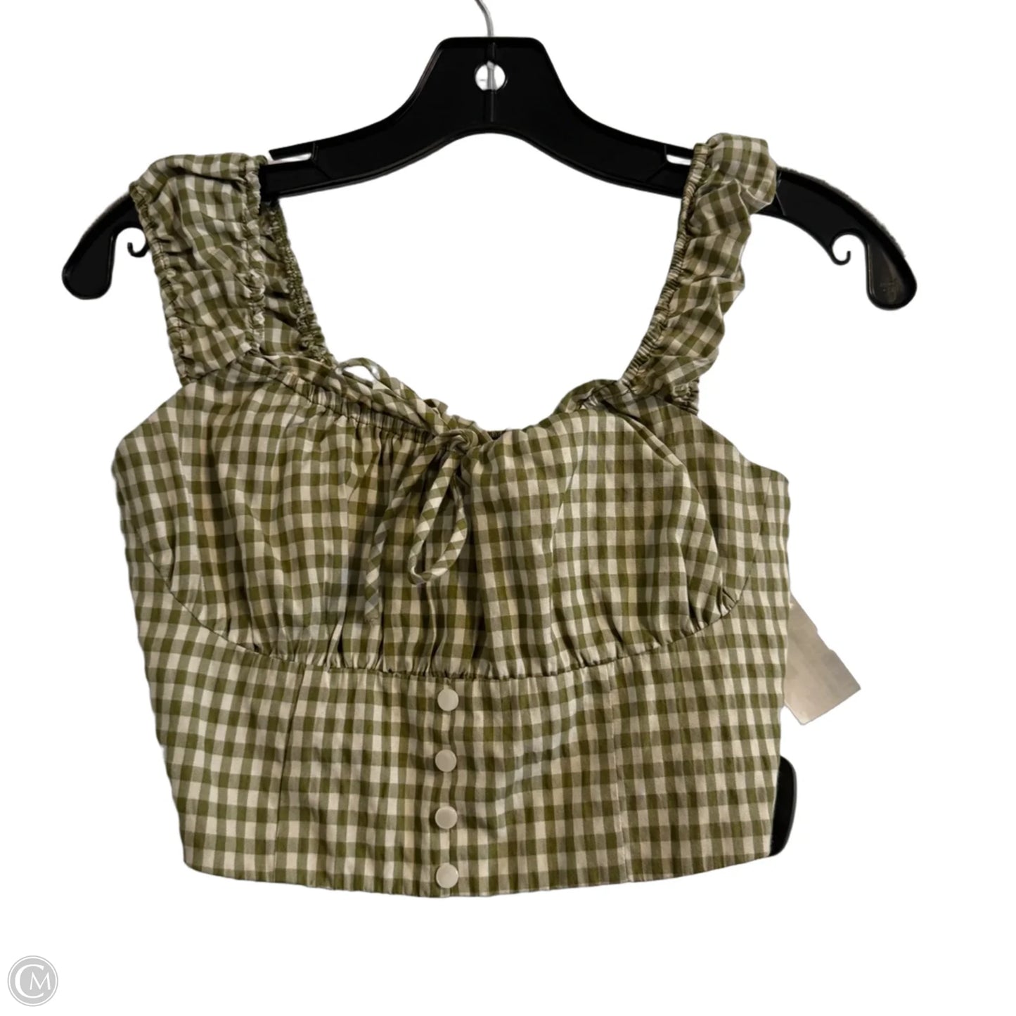 Top Sleeveless By Clothes Mentor In Green, Size: S