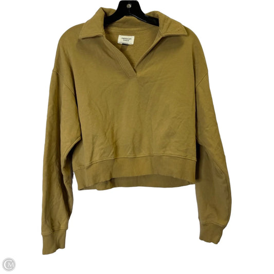 Sweatshirt Collar By American Eagle In Brown, Size: S