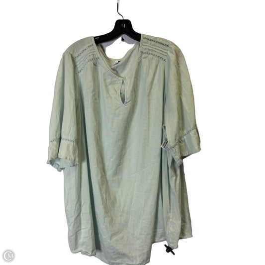 Top Short Sleeve By Old Navy In Blue, Size: 4x