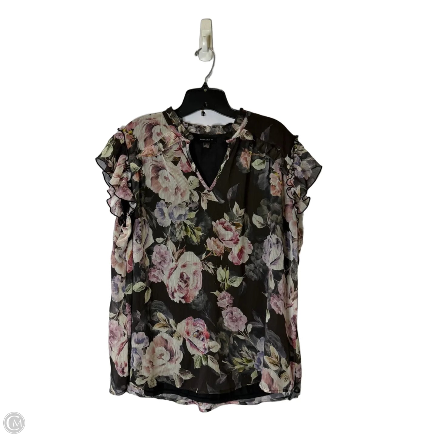 Blouse Sleeveless By Tamara H In Floral Print, Size: 1x