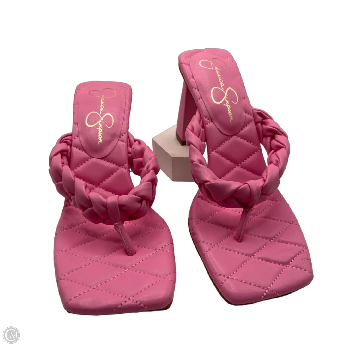 Shoes Heels Block By Jessica Simpson In Pink, Size: 8