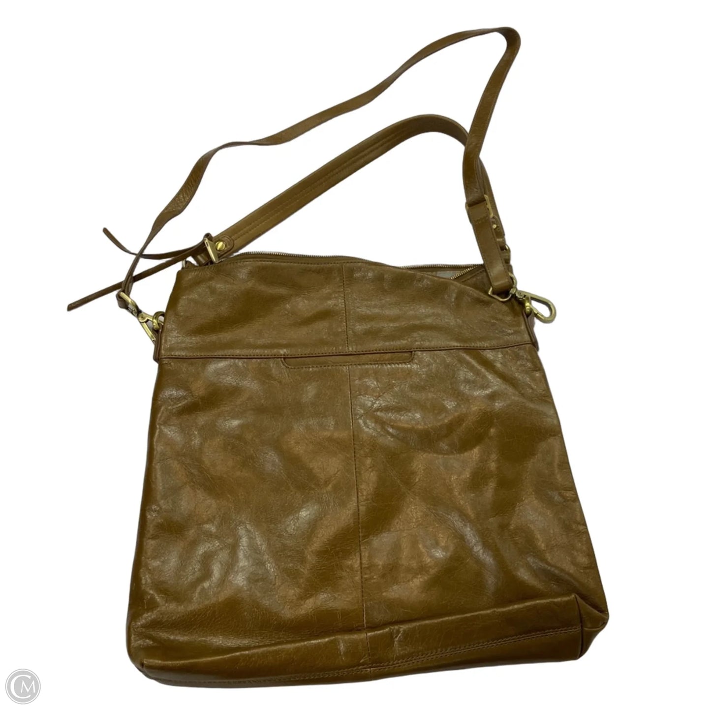 Handbag Leather By Hobo Intl, Size: Medium