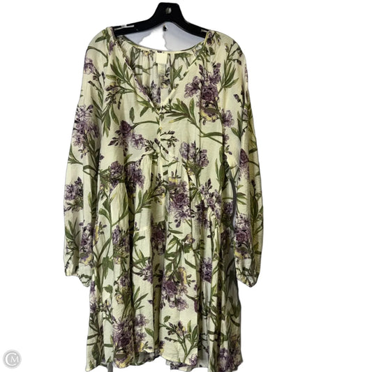 Dress Casual Short By H&m In Floral Print, Size: M
