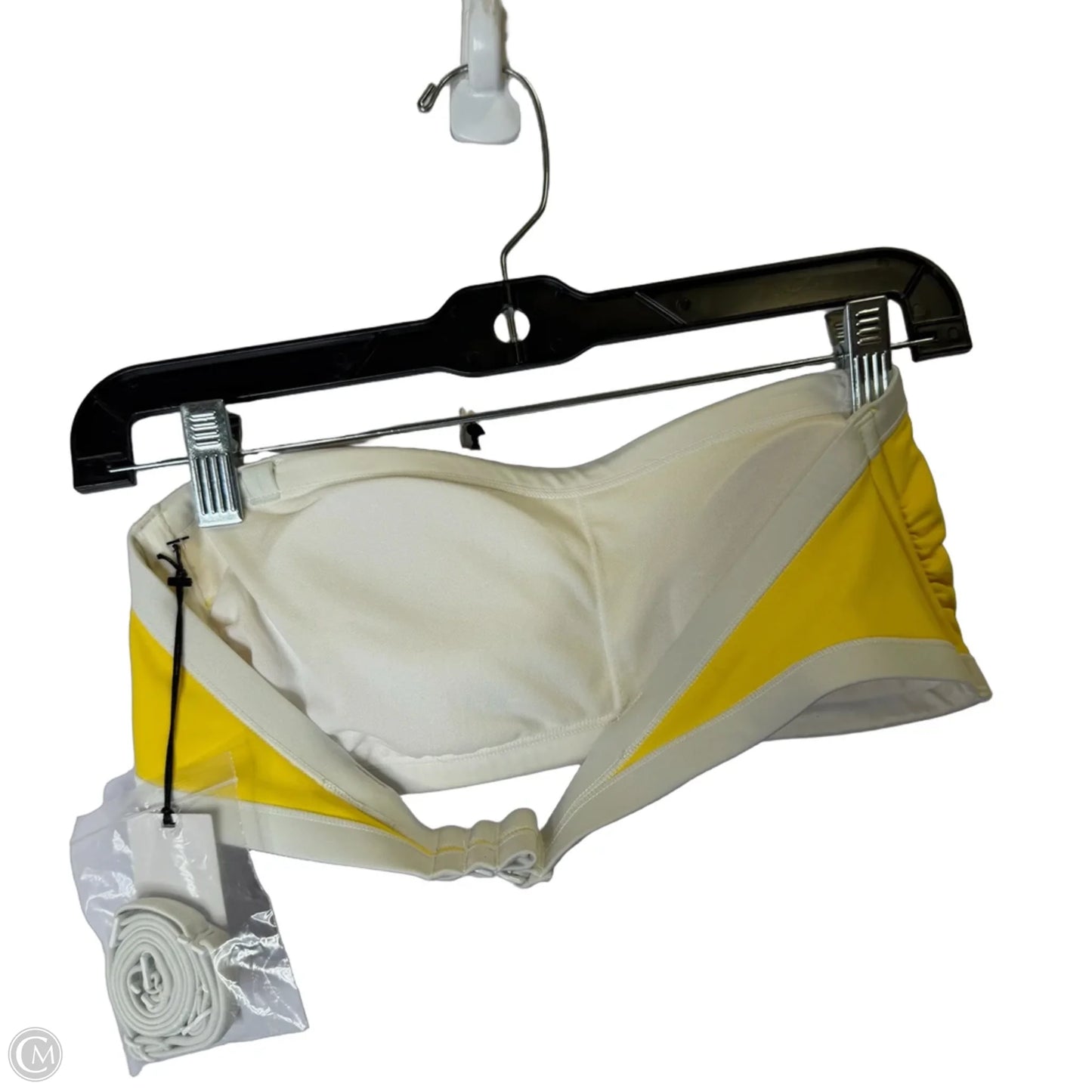 Swimsuit Top By Shade & Shore In Yellow, Size: M