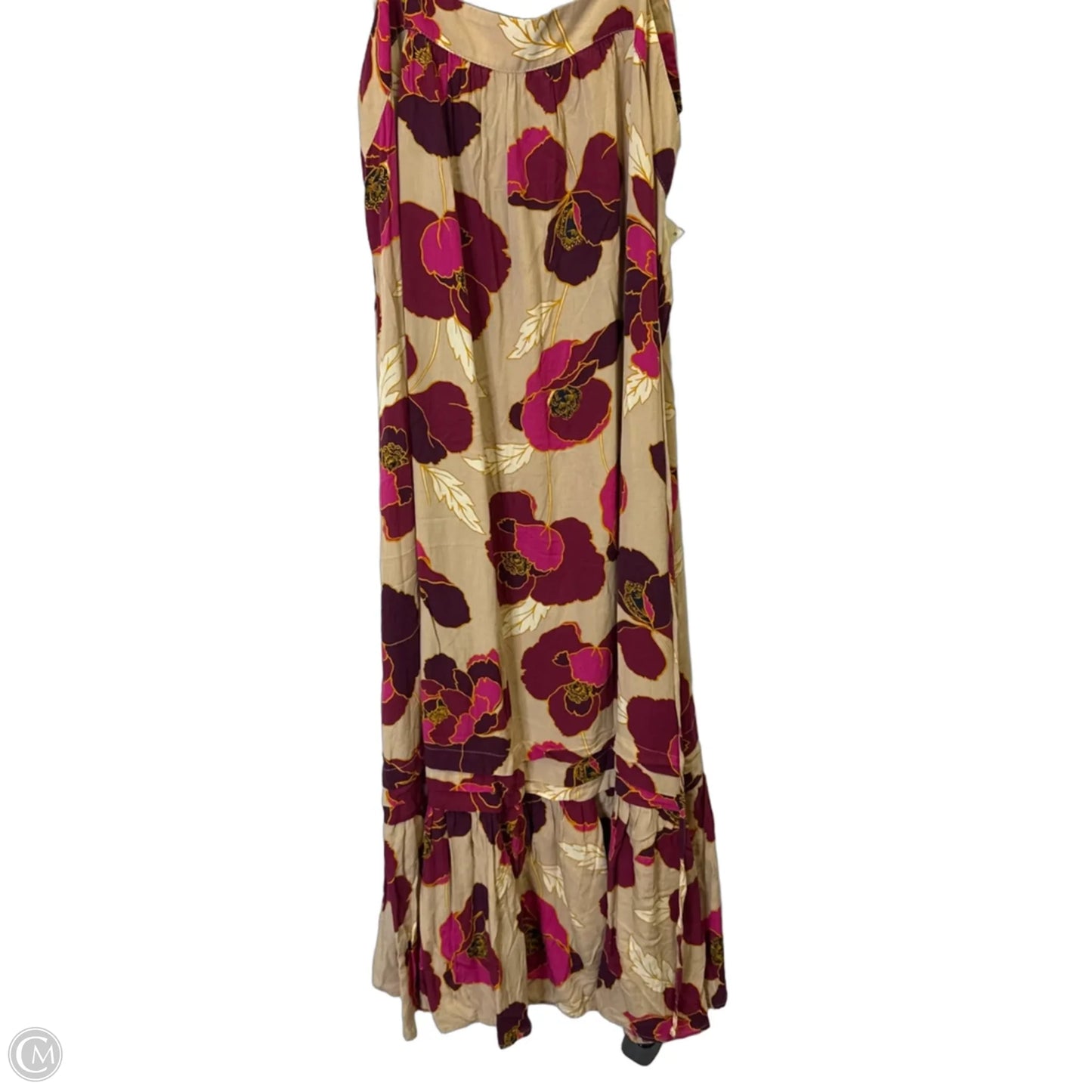 Dress Casual Midi By Clothes Mentor In Floral Print, Size: L