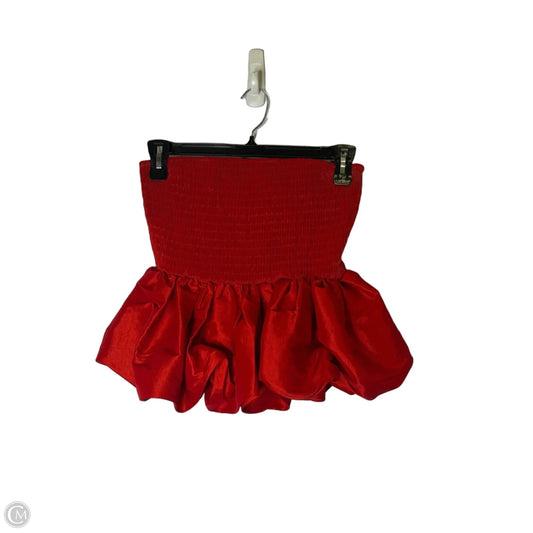 Blouse Sleeveless By Fashion Nova In Red, Size: L