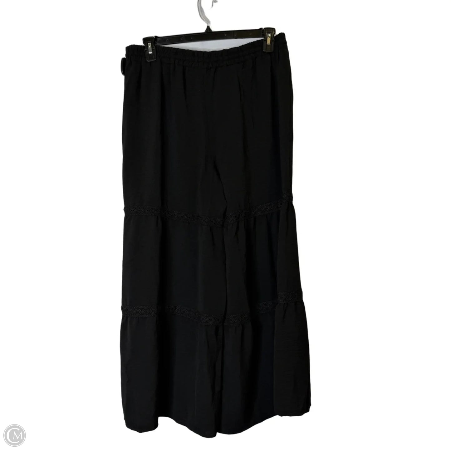 Pants Wide Leg By Cato In Black, Size: Xl