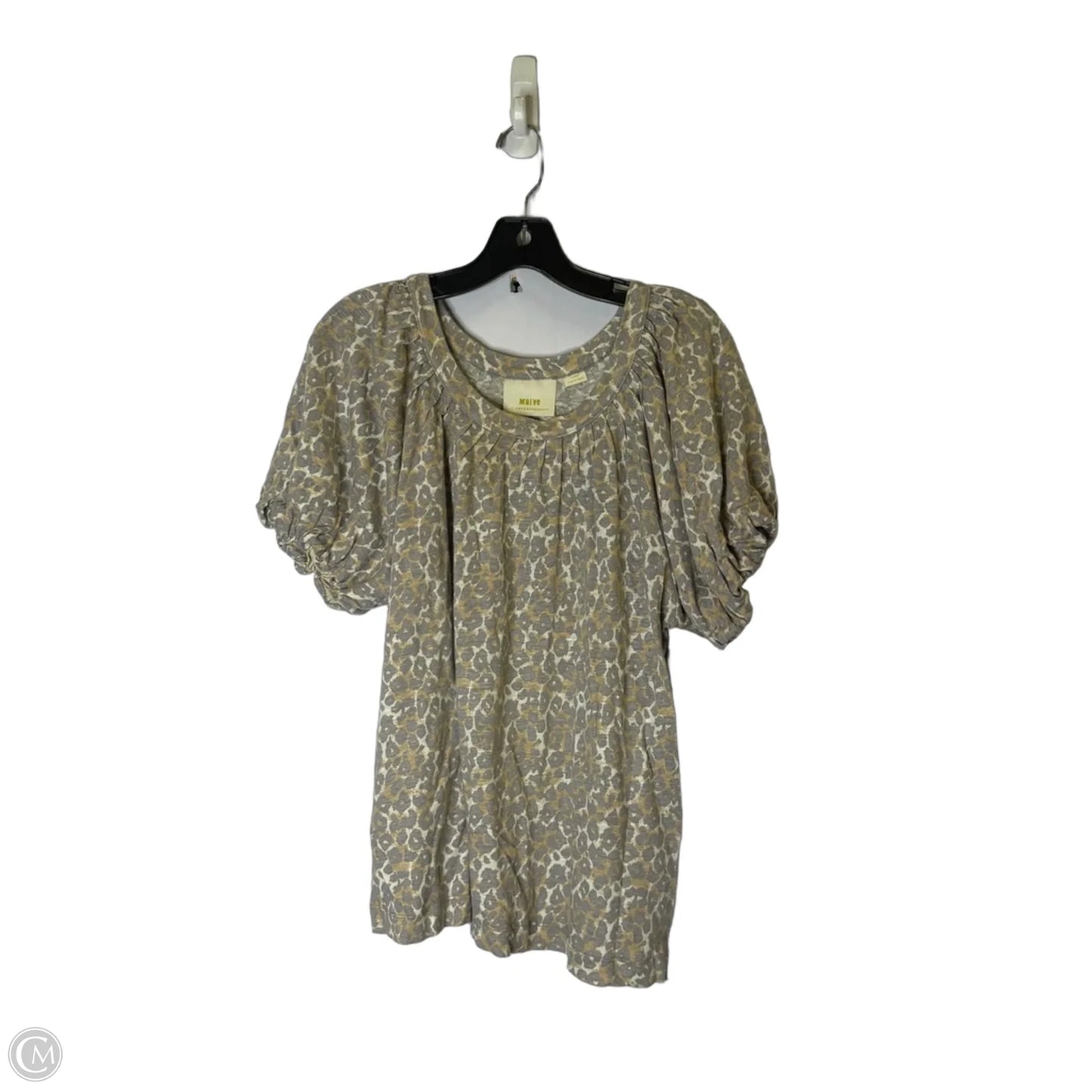 Blouse Short Sleeve By Maeve In Animal Print, Size: Xl