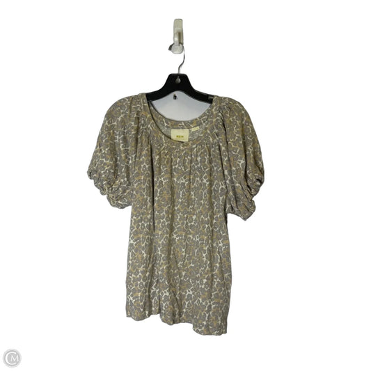 Blouse Short Sleeve By Maeve In Animal Print, Size: Xl