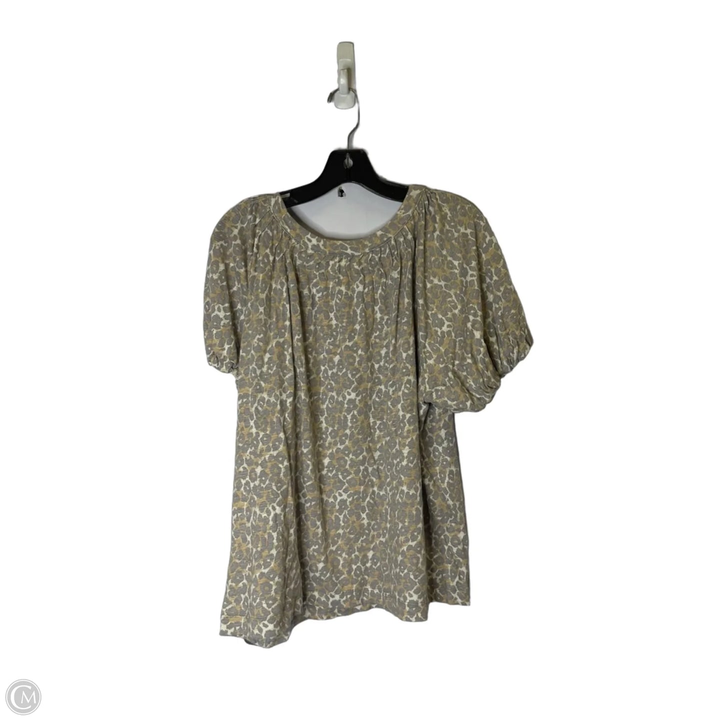 Blouse Short Sleeve By Maeve In Animal Print, Size: Xl