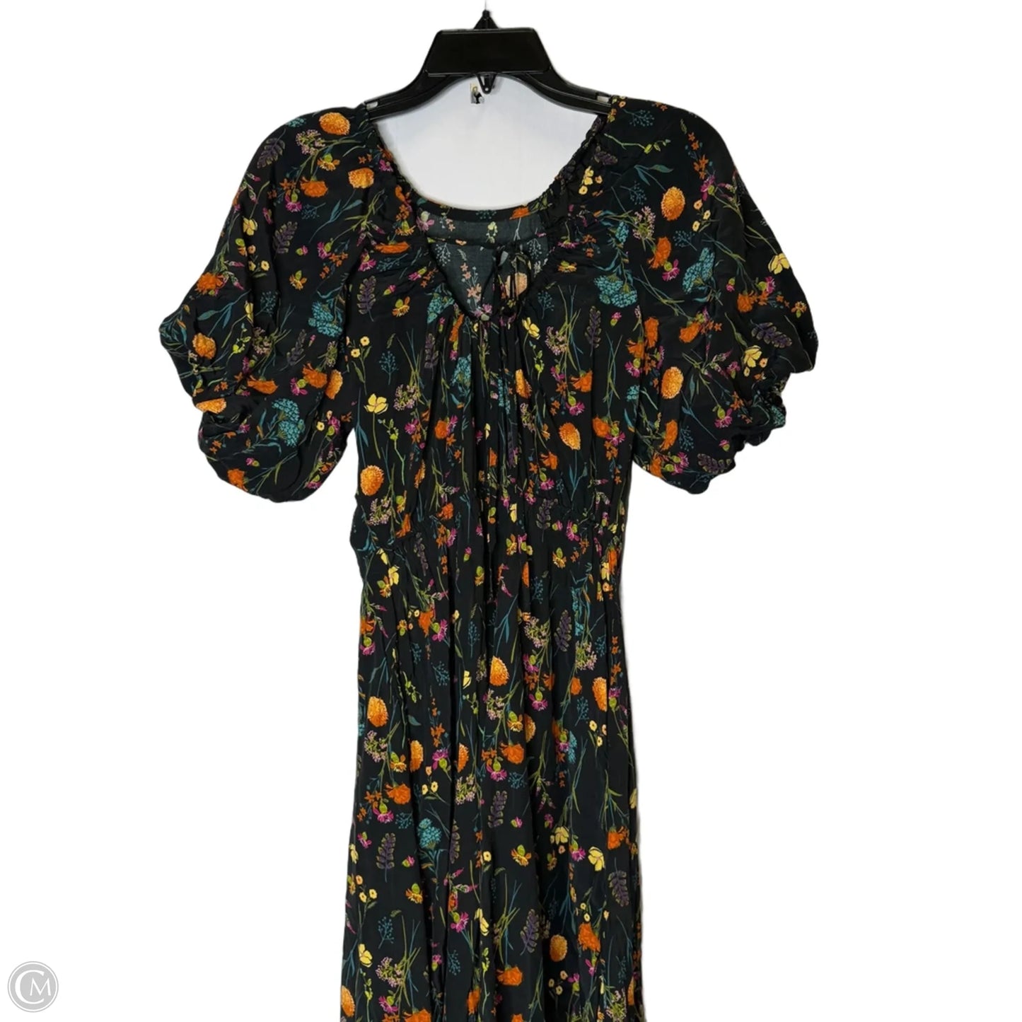 Dress Casual Midi By A New Day In Floral Print, Size: Xs