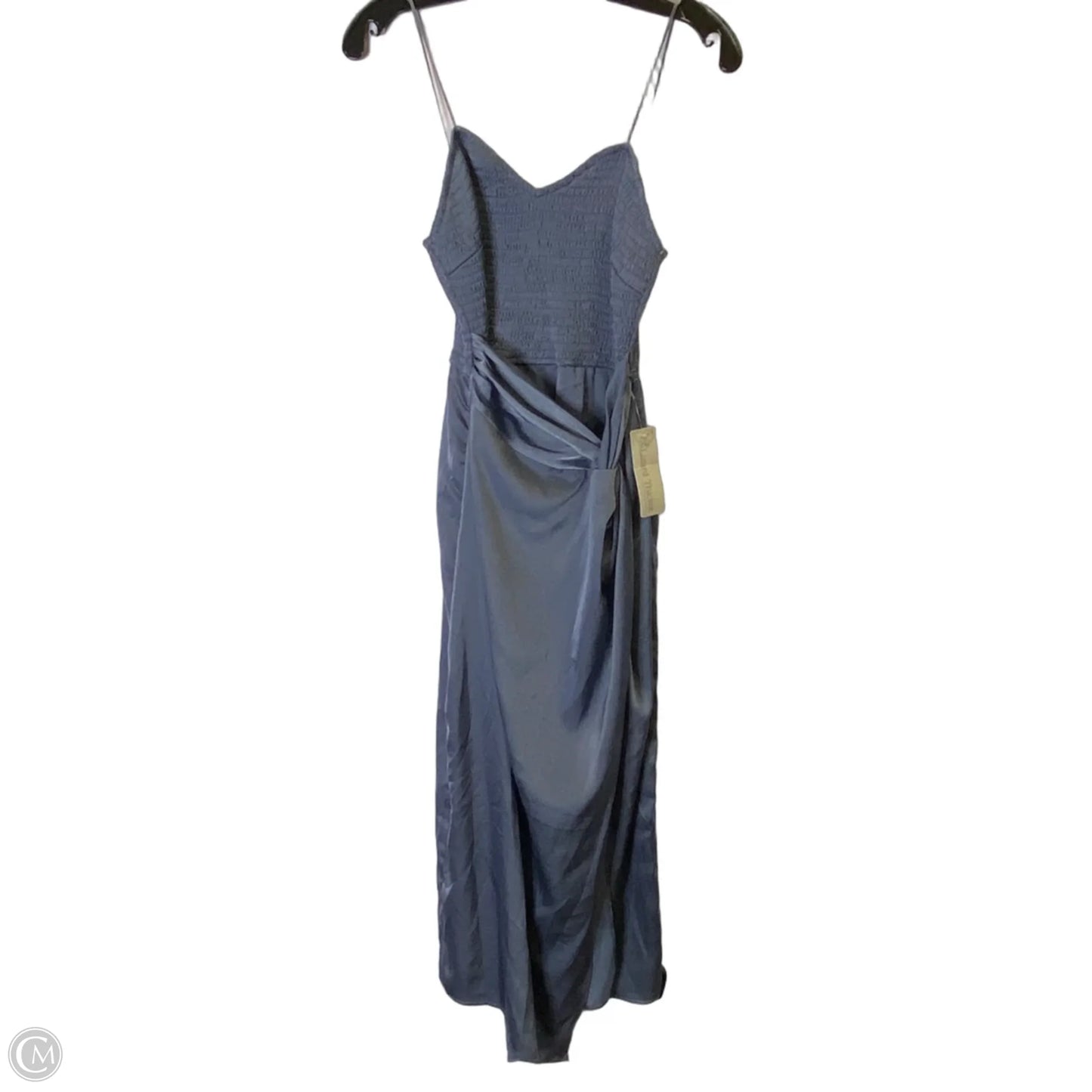 Dress Party Midi By Clothes Mentor In Blue, Size: M