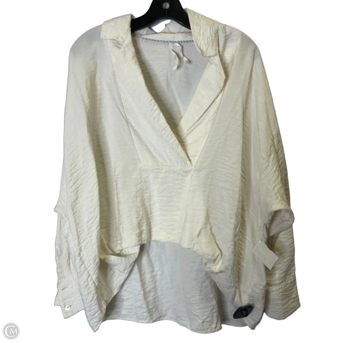 Top Long Sleeve By Anthropologie In Red, Size: S