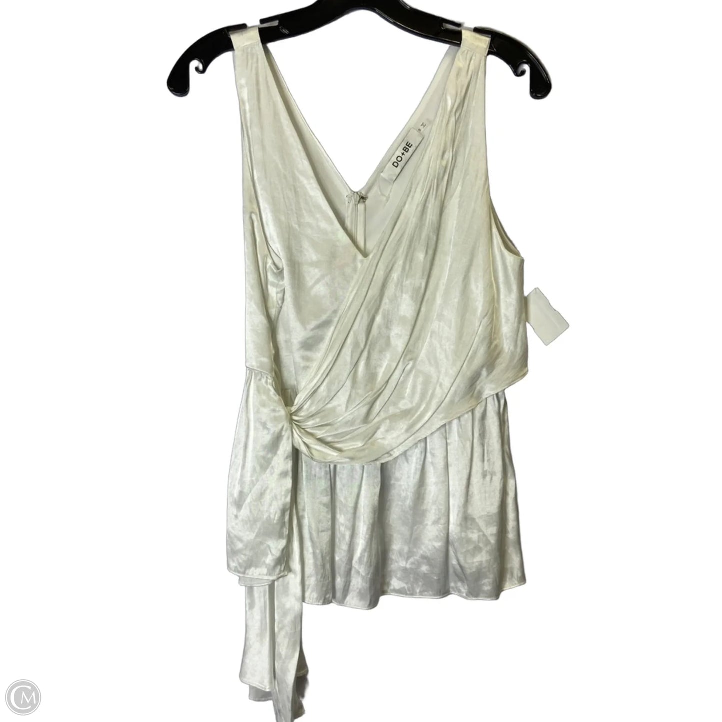 Blouse Sleeveless By Do + Be In White, Size: S