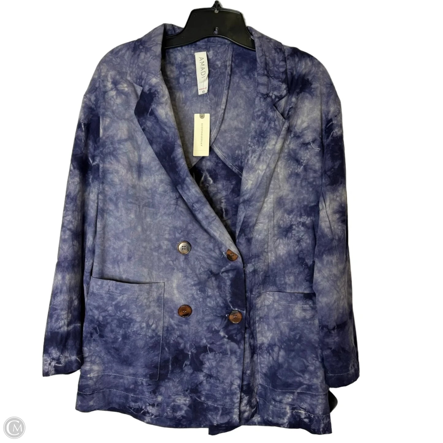 Blazer By Anthropologie In Tie Dye Print, Size: Xs