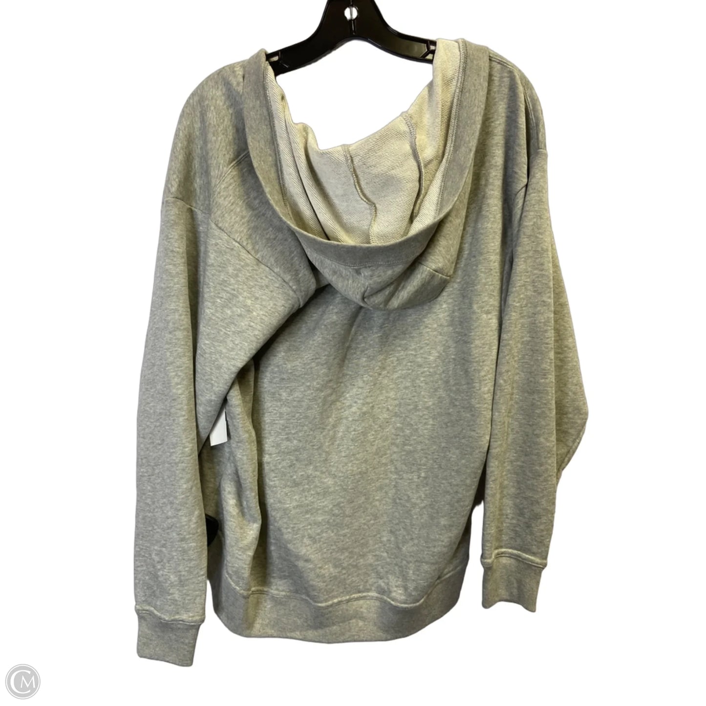 Athletic Sweatshirt Hoodie By Nike Apparel In Grey, Size: S