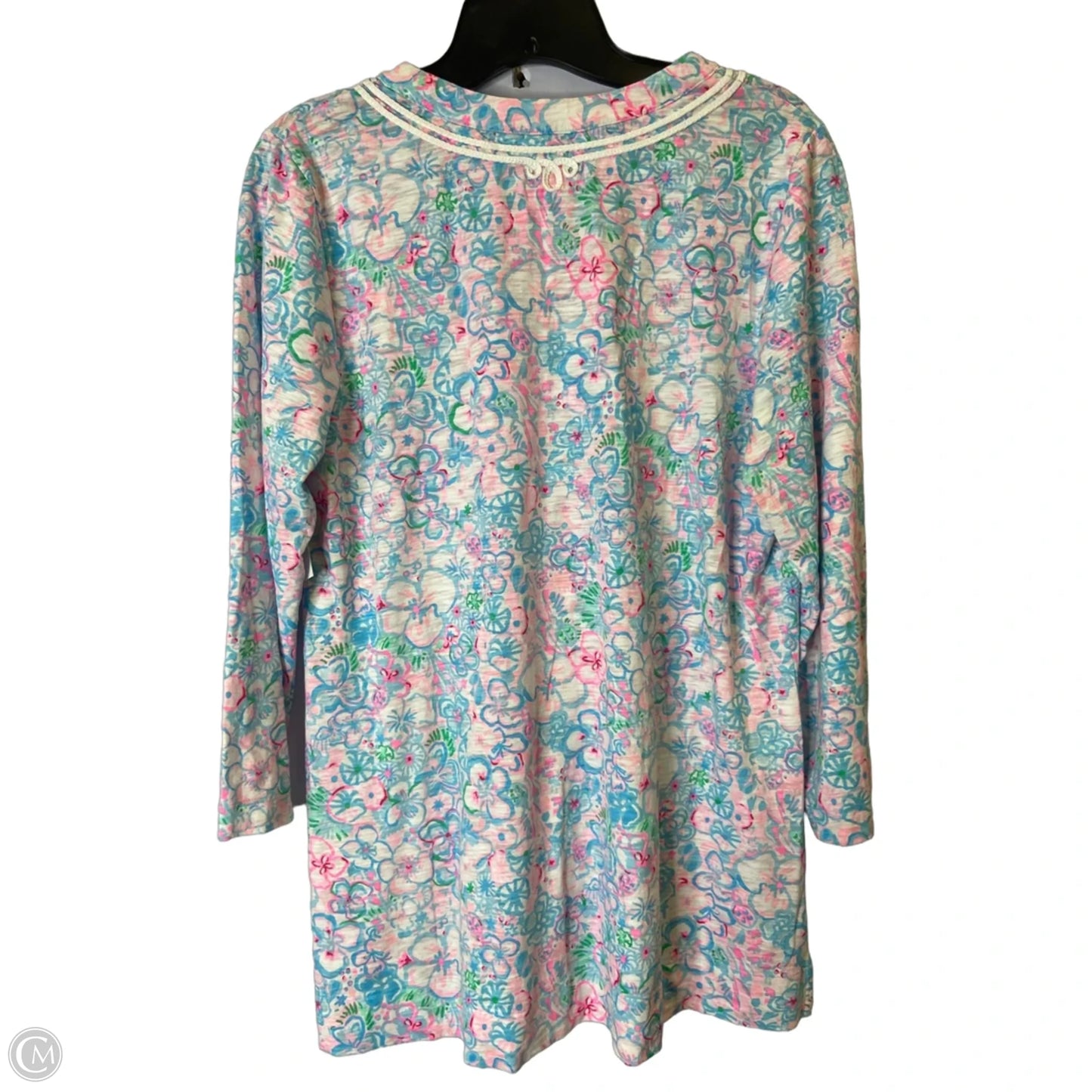 Top Long Sleeve By Cma In Floral Print, Size: L