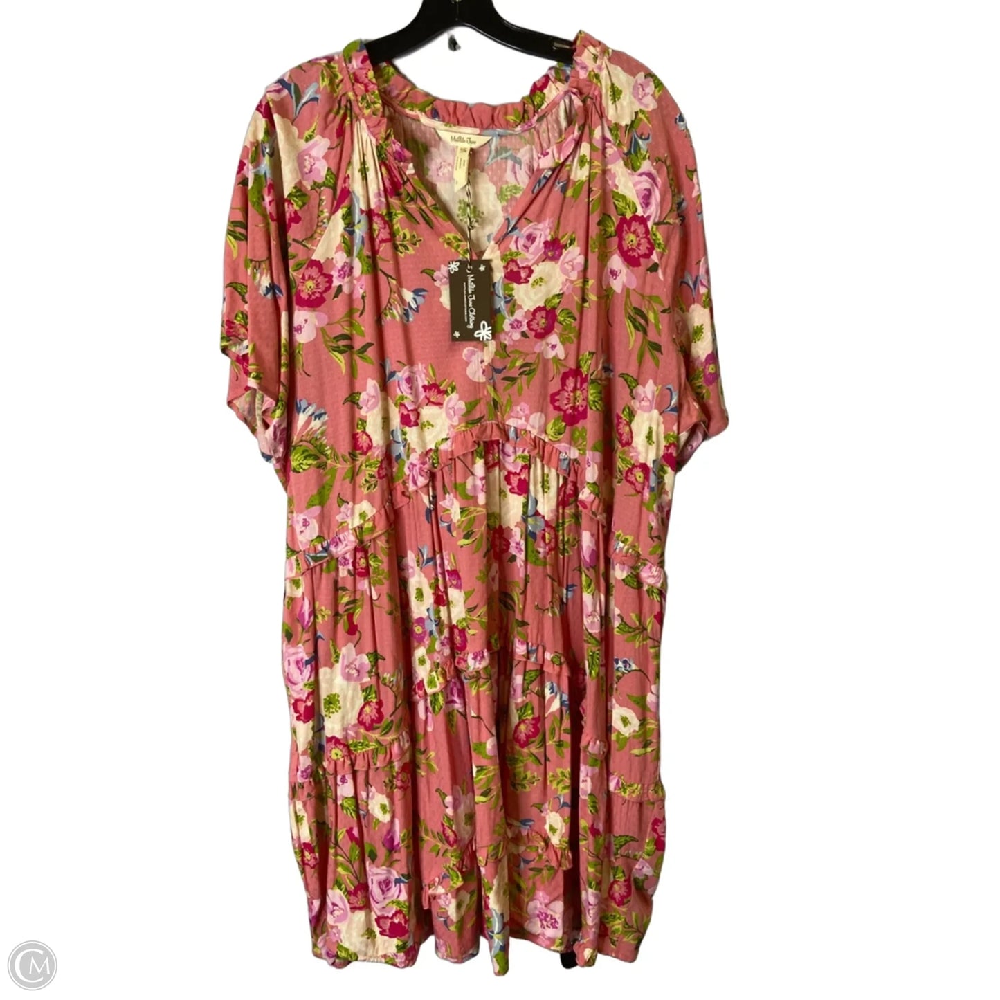 Dress Casual Midi By Matilda Jane In Pink, Size: Xxl