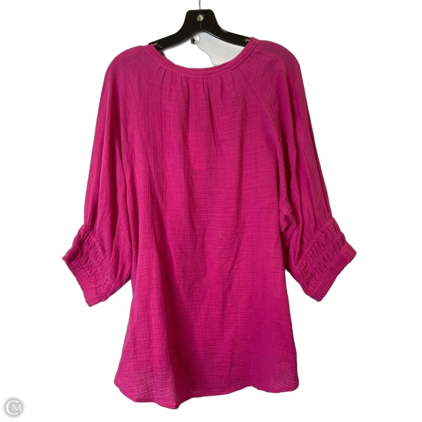 Top Short Sleeve By Good Hart In Purple, Size: Xxl