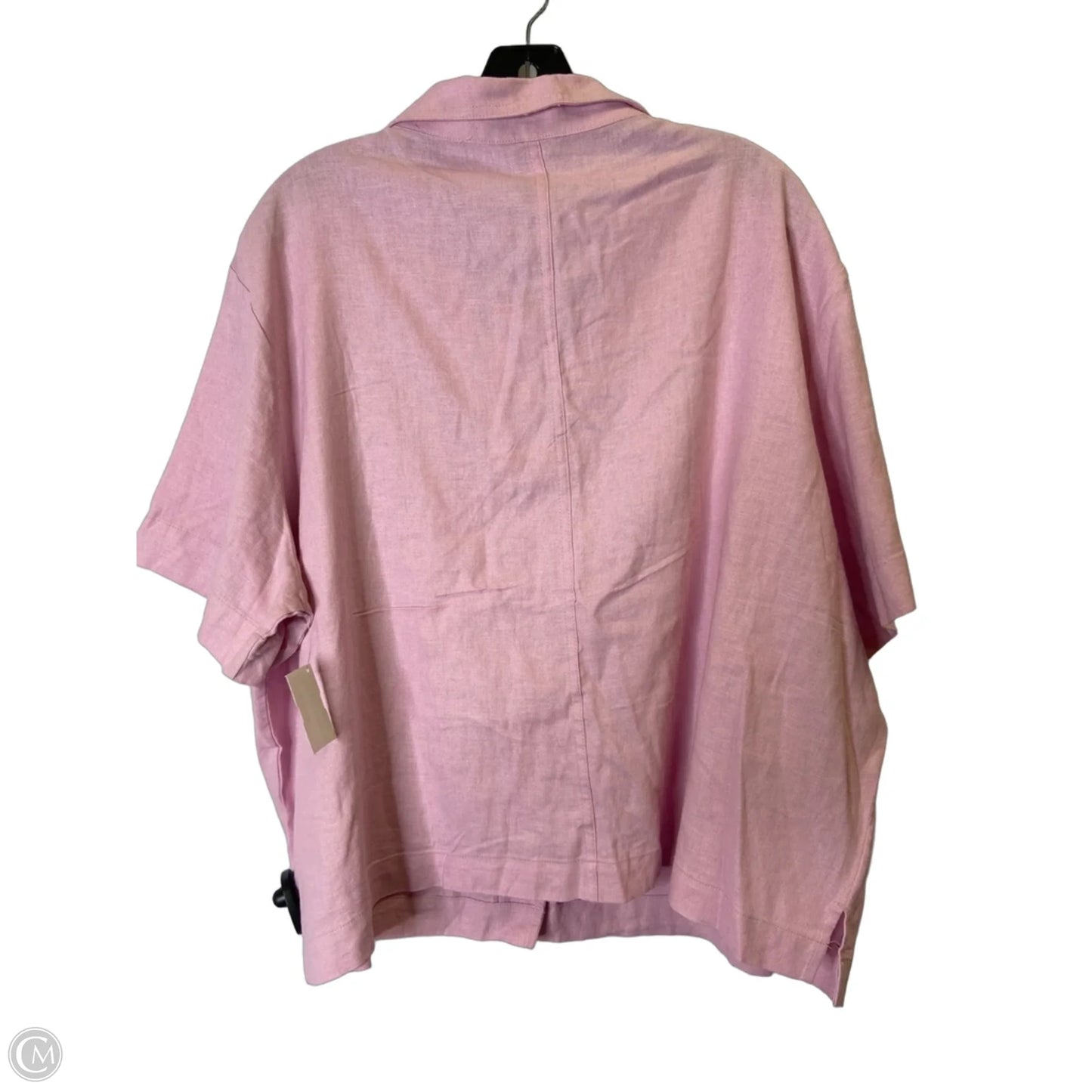 Top Short Sleeve By Buffalo David Bitton In Pink, Size: Xxl