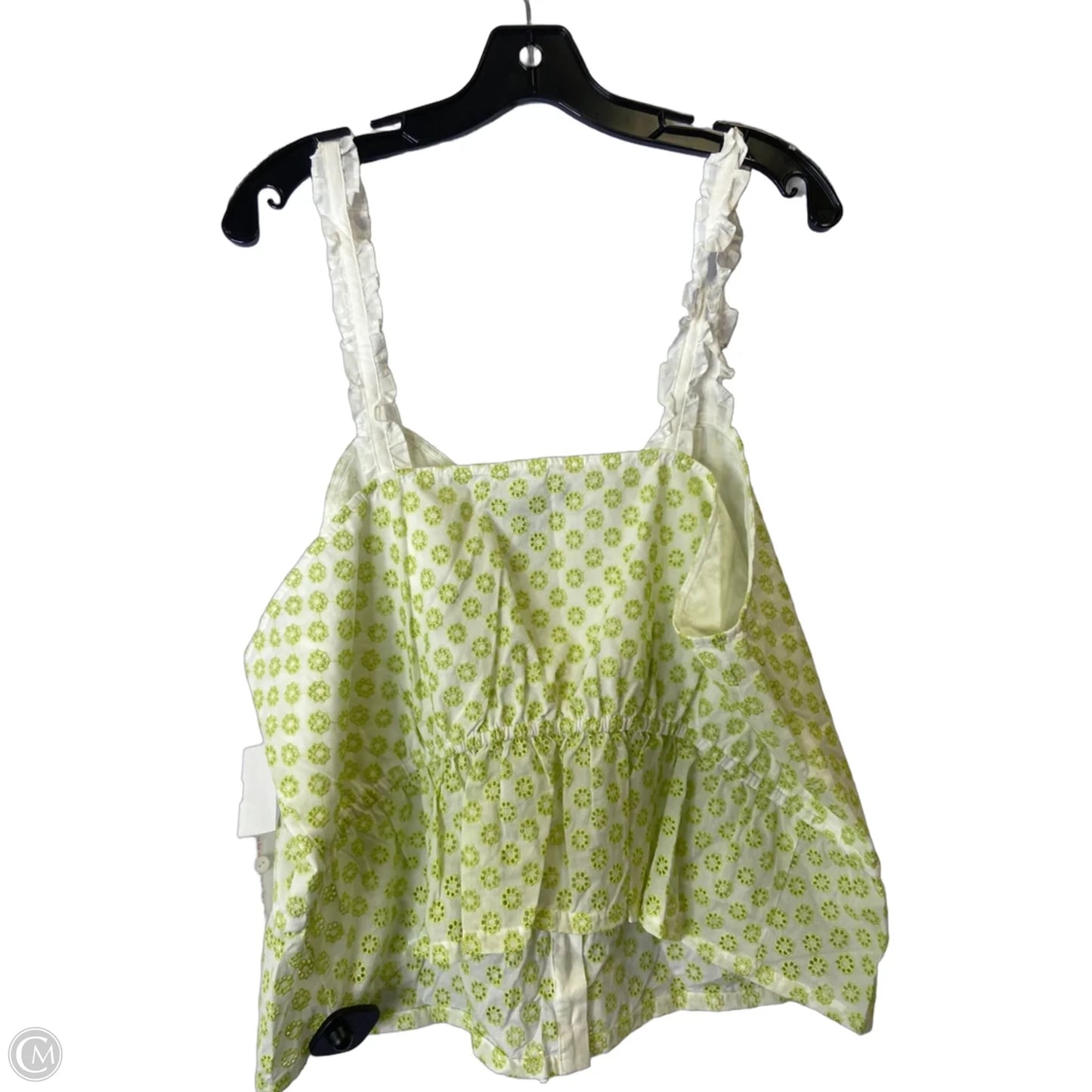 Top Sleeveless By Modcloth In Green, Size: 1x