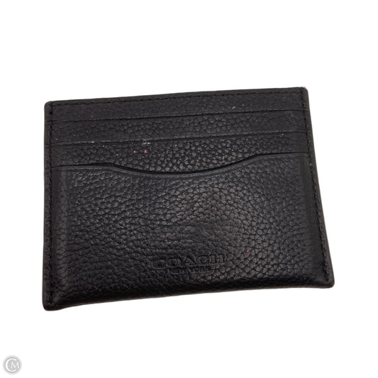 Id/card Holder Designer By Coach, Size: Small