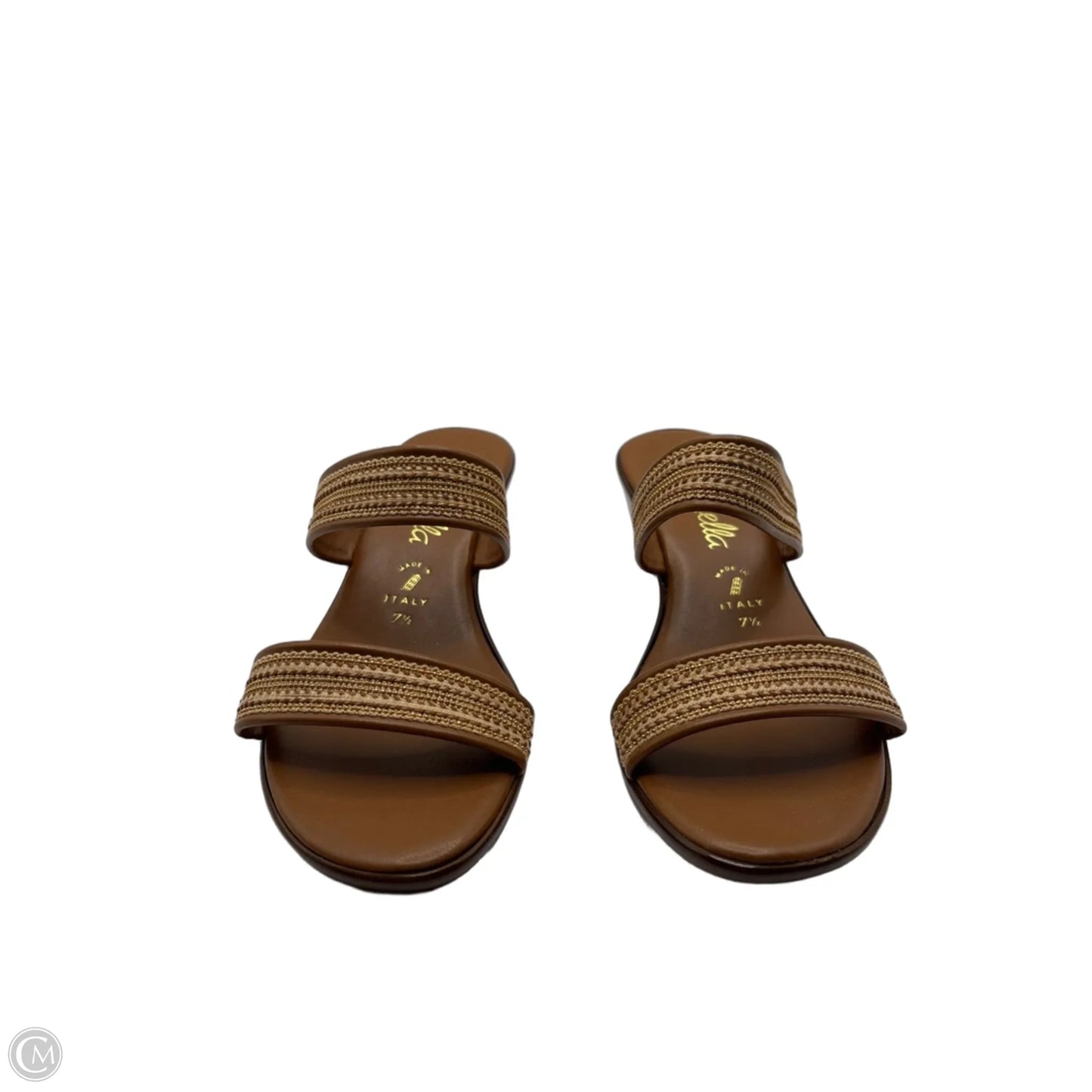 Shoes Heels Block By Toscanella In Brown, Size: 7.5