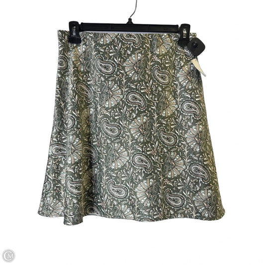 Skirt Midi By Loft In Paisley Print, Size: M