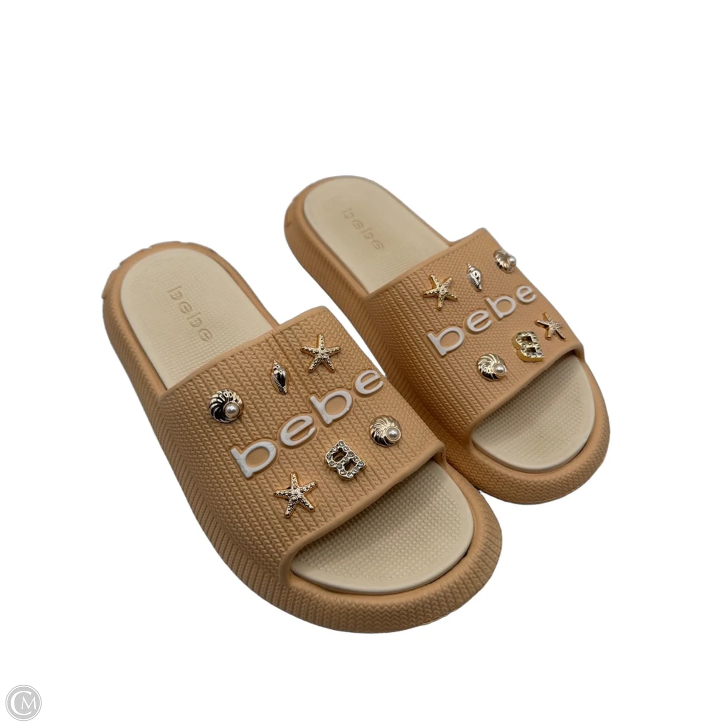 Sandals Flats By Bebe In Beige, Size: 9