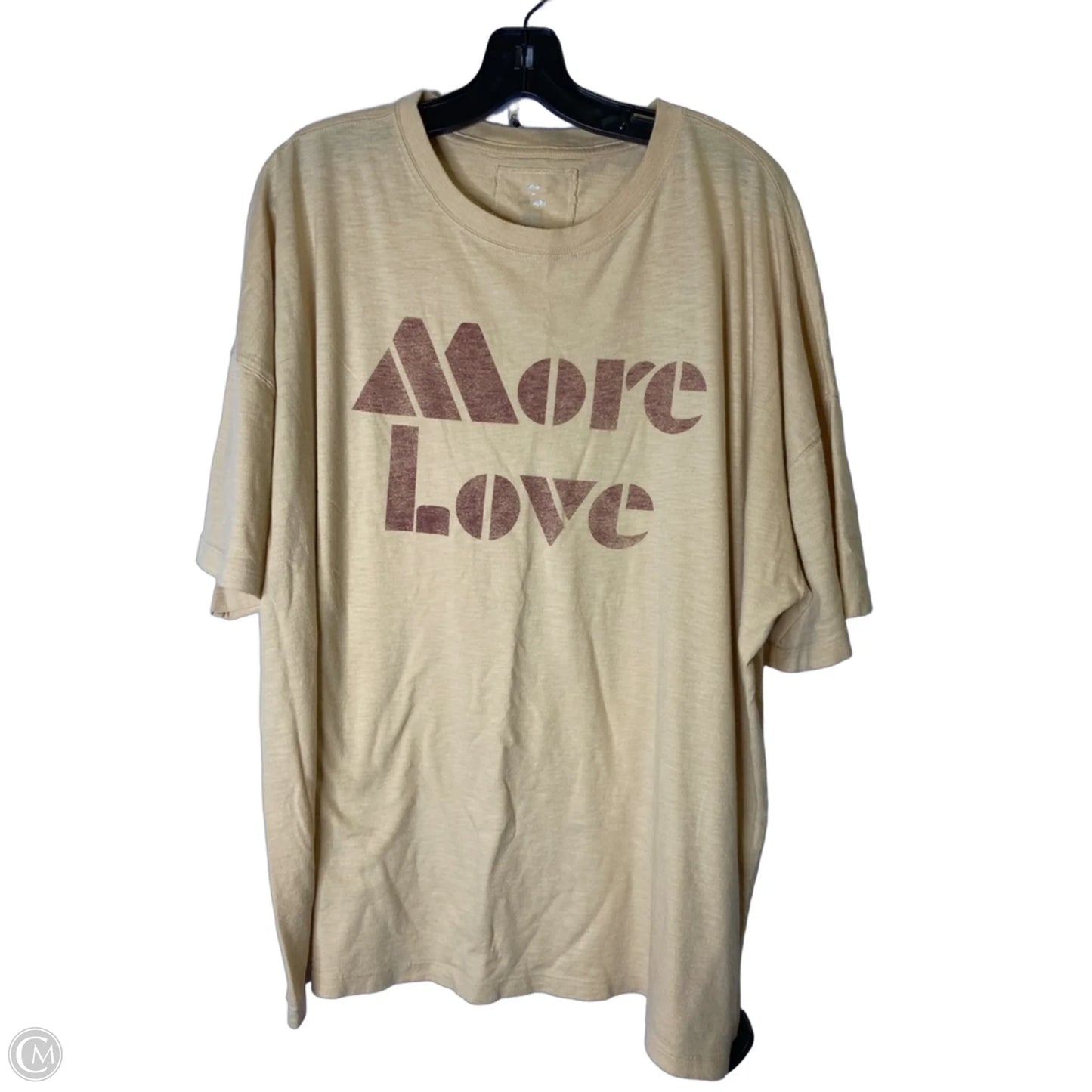 Top Short Sleeve Basic By Aerie In Peach, Size: Xl