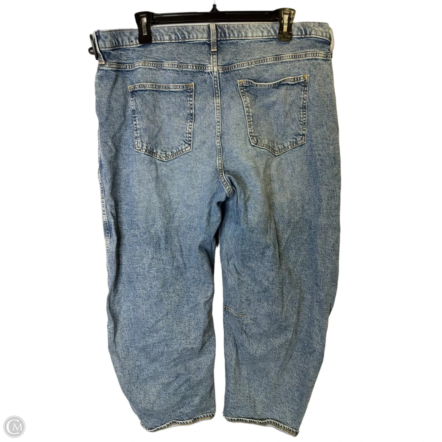 Jeans Straight By Gap In Blue Denim, Size: 20