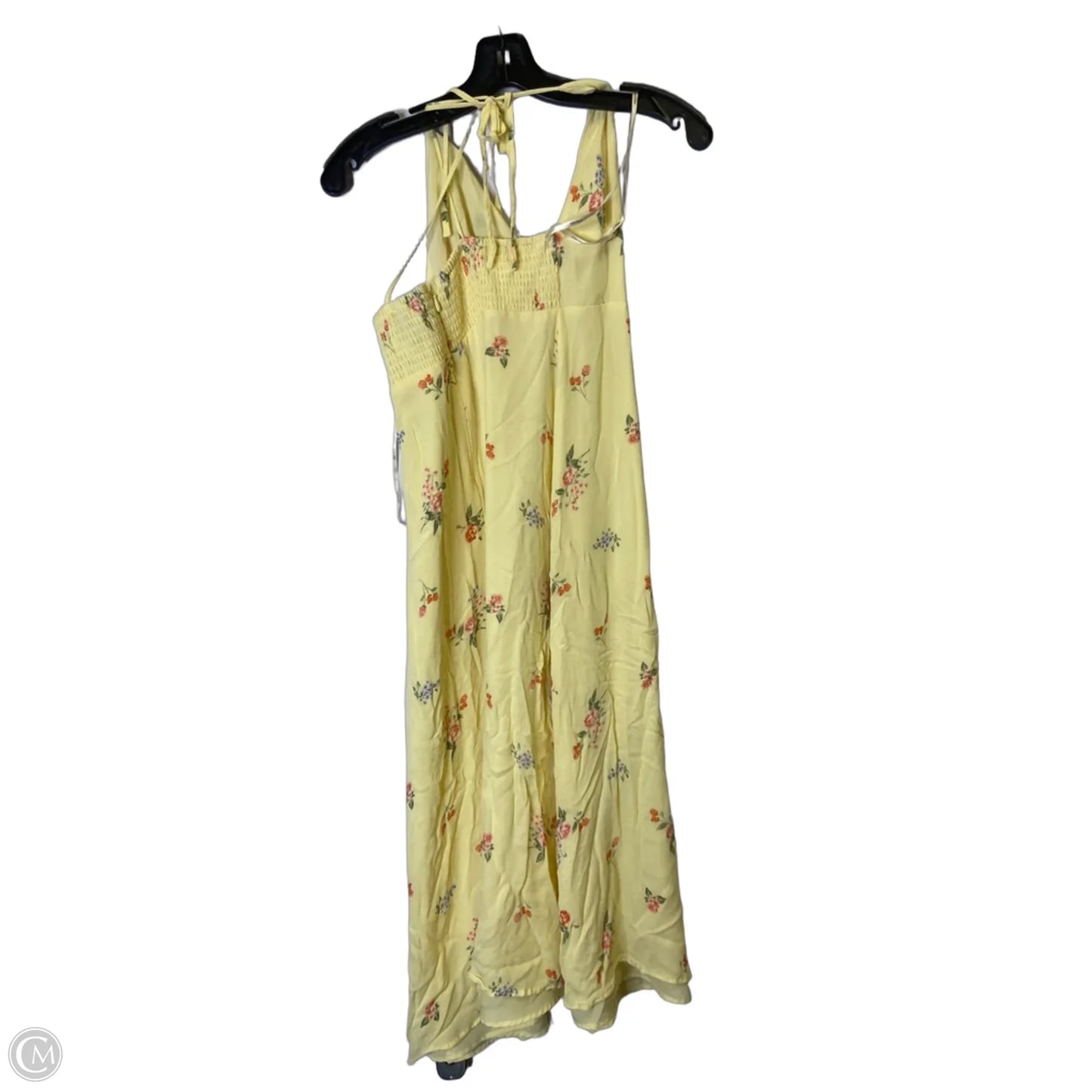 Dress Casual Midi By Forever 21 In Yellow, Size: M