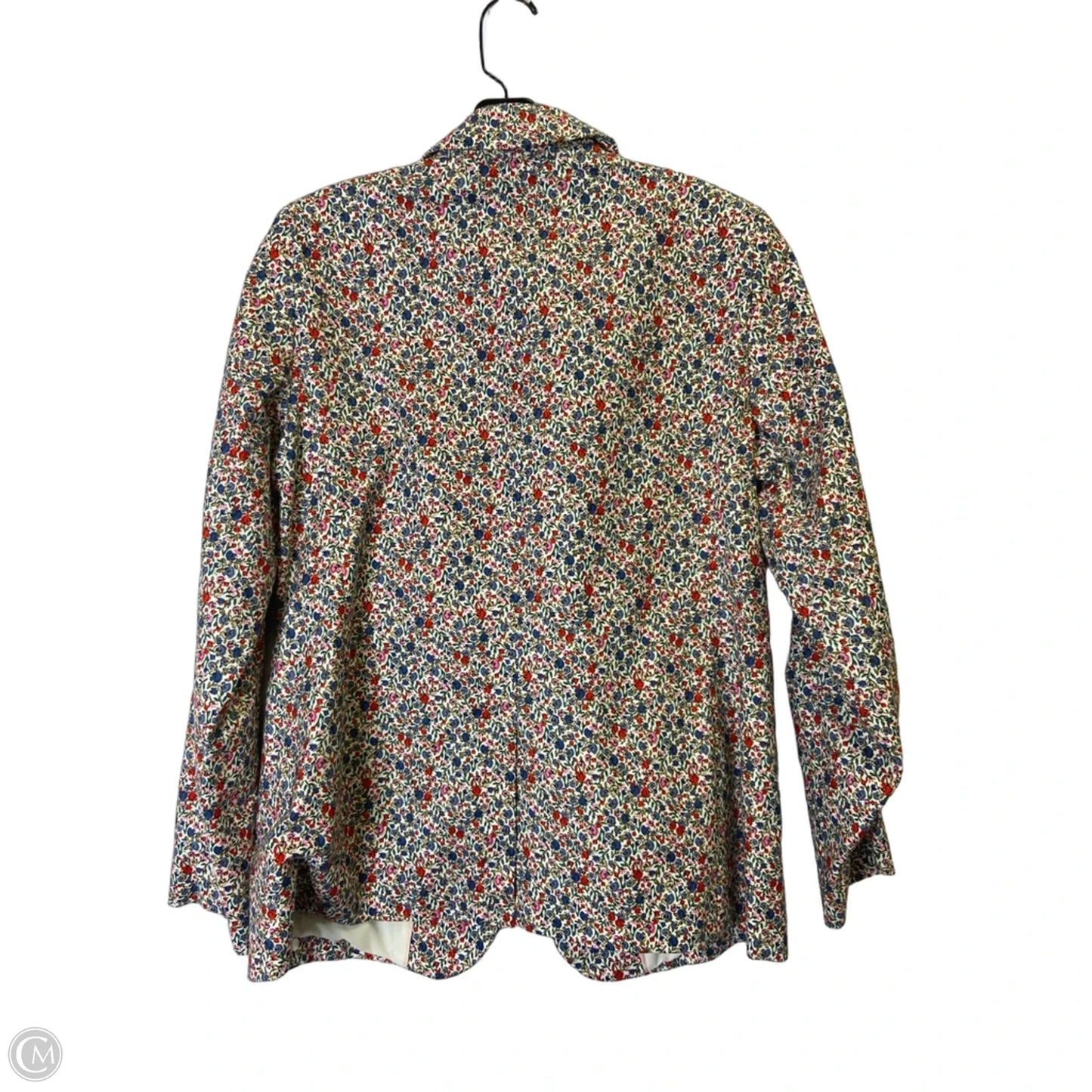 Blazer By Loft In Floral Print, Size: 8