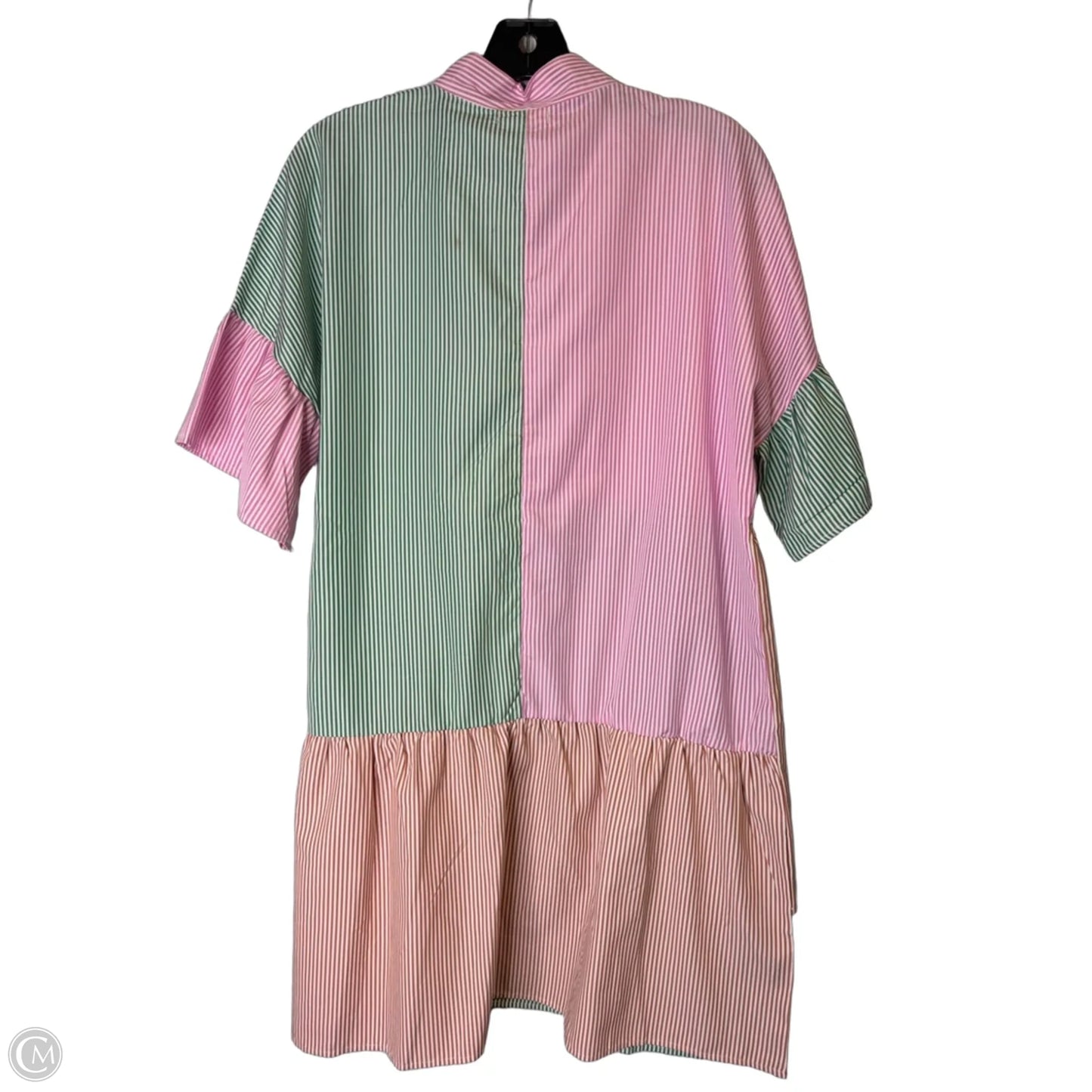 Dress Casual Short By Clothes Mentor In Striped Pattern, Size: L