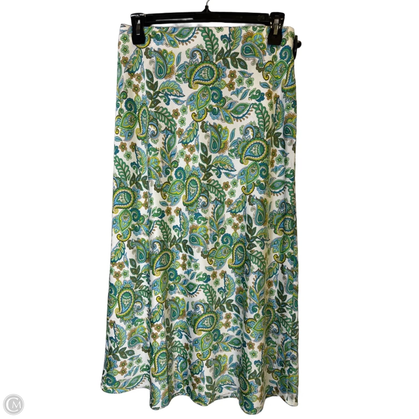 Skirt Maxi By Loft In Blue & Green, Size: Lp