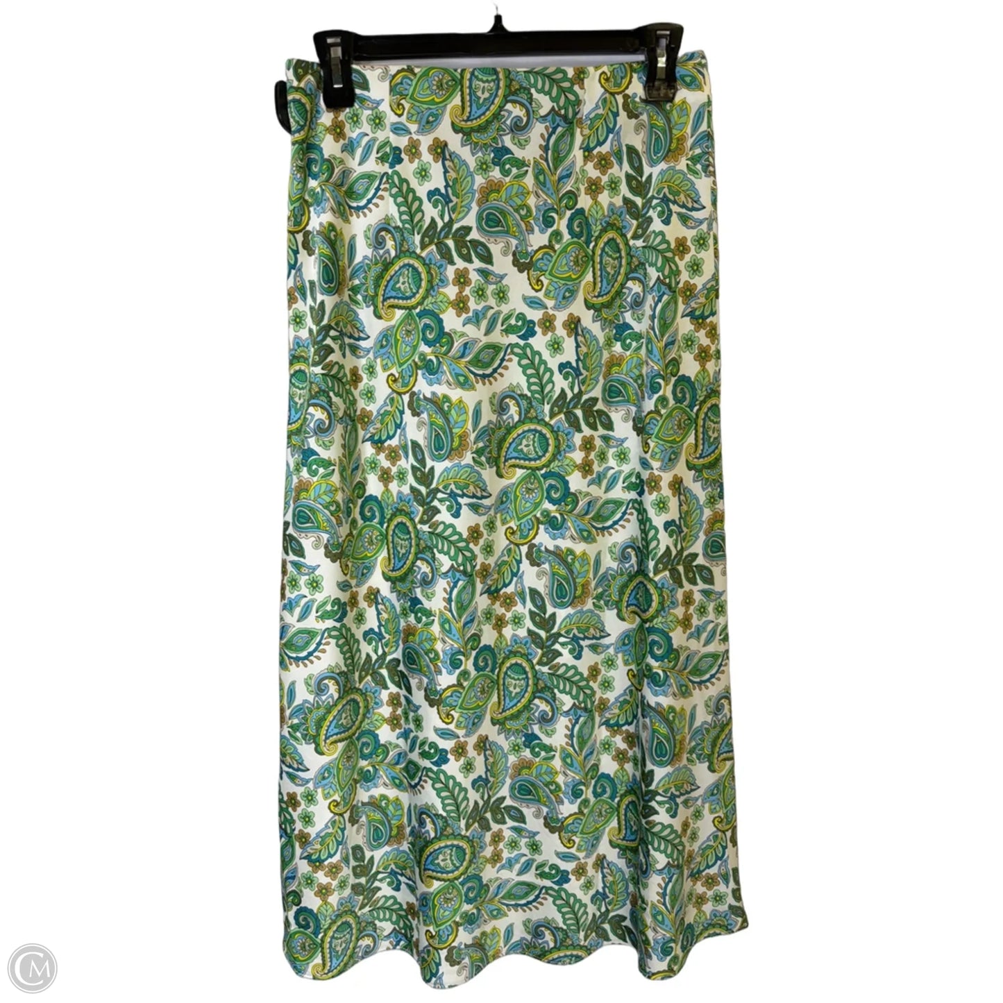 Skirt Maxi By Loft In Blue & Green, Size: Lp