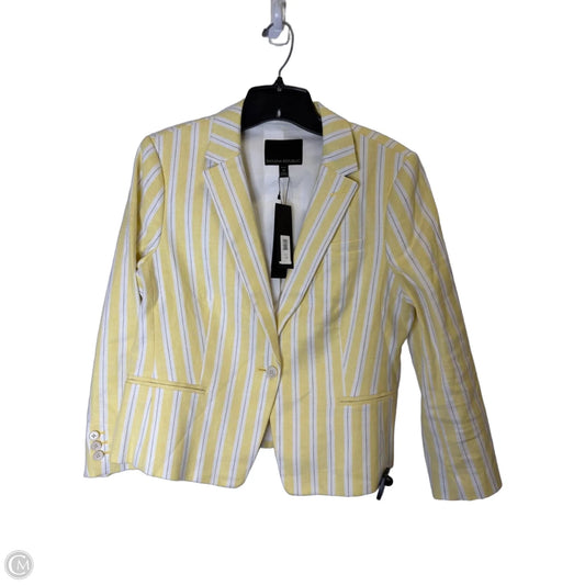 Blazer By Banana Republic In Yellow, Size: 12p