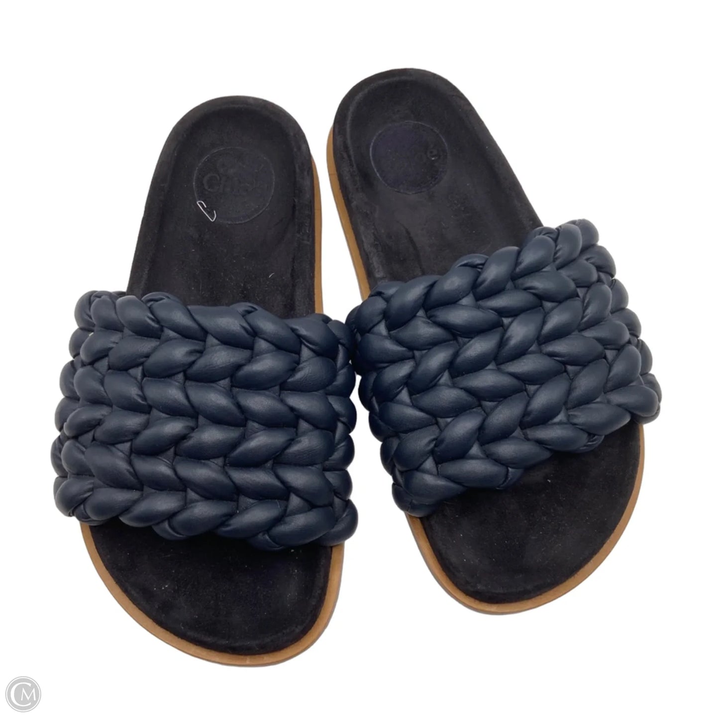 Sandals Luxury Designer By Chloe In Black, Size: 9